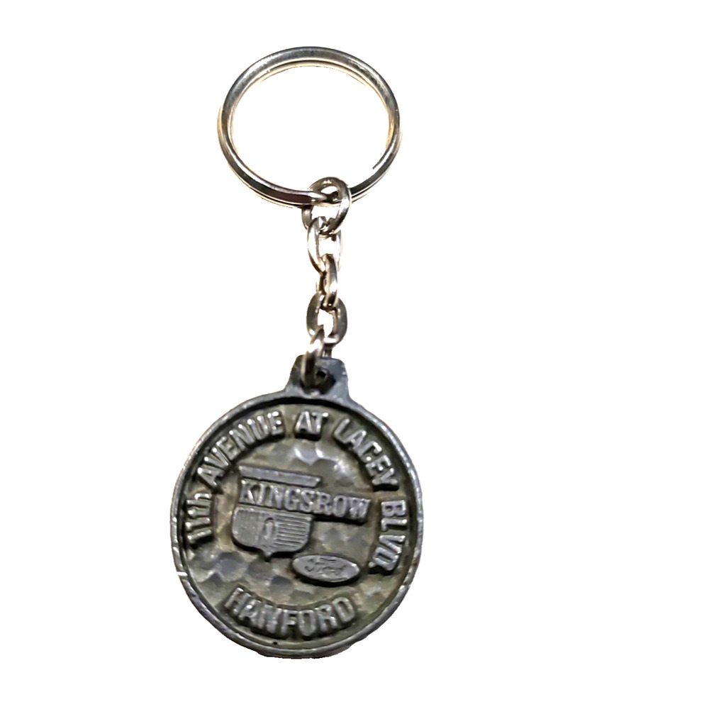 Vintage Ford Kingsrow Hanford Lacey Blvd Keychain Collectable